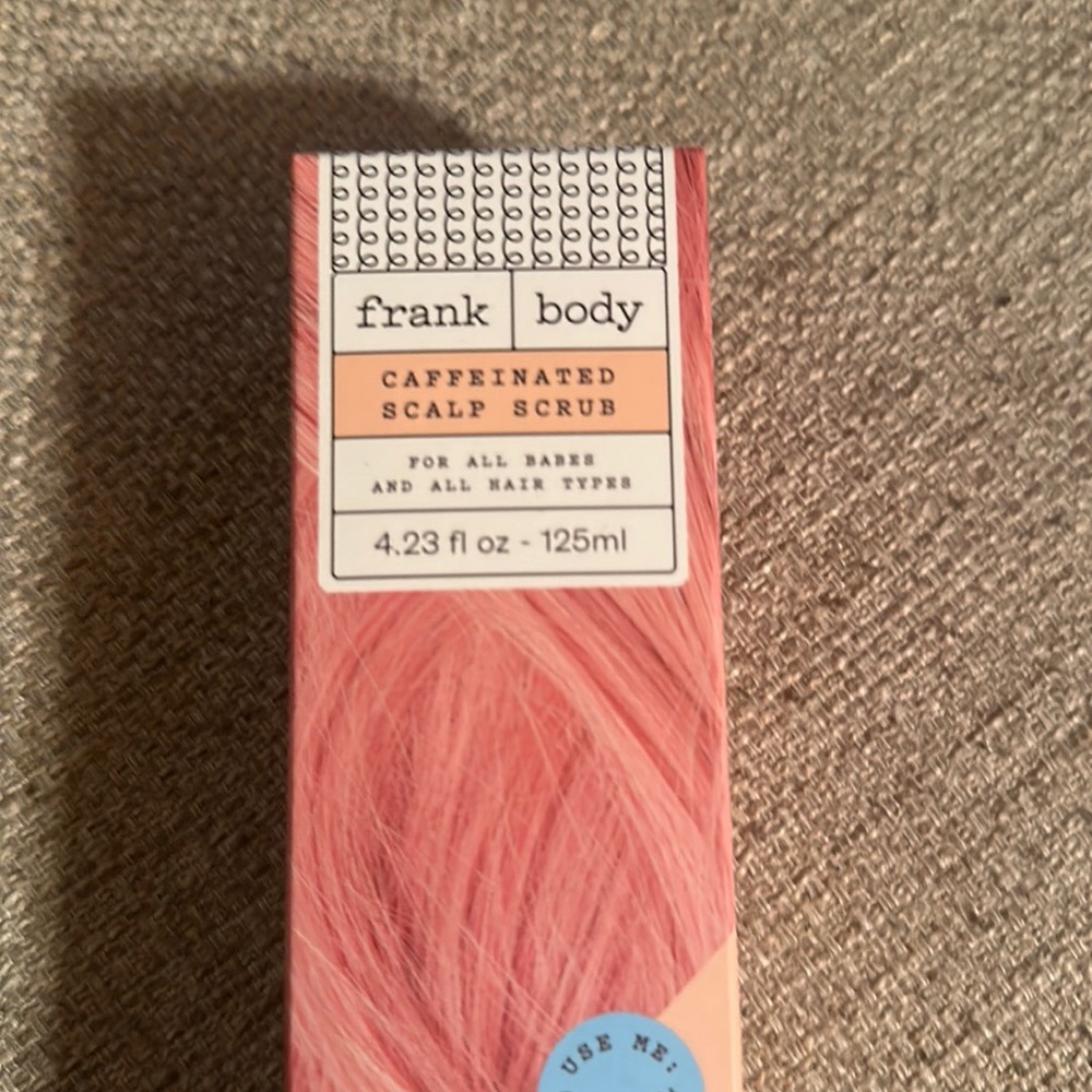 Frank body caffeinated scalp scrub new in box